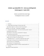 Arbeids- og sosialpolitikk i EU – status og utviklingstrekk 1. halvår 2023